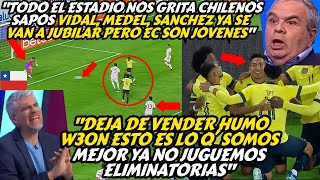 PRENSA CHILENA FVR10SA DISCUTE EN VIVO X EL GOL D ECquotYA NO NOS PRESENTEMOS MEJORquotECU1CHILE0 [upl. by Huxham]