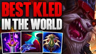 BEST KLED IN THE WORLD DOMINATES TOP LANE IN CHALLENGER  CHALLENGER KLED TOP GAMEPLAY  147 S14 [upl. by Osugi]