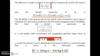 Cellular and Mobile CommunicationsUniqueness of Mobile Radio Environment [upl. by Erasaec]