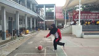 dribble basketball x9 falisha Adlina f [upl. by Ester645]