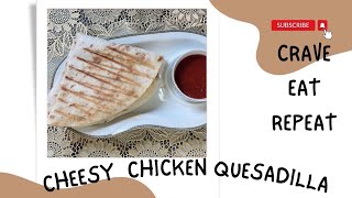 Cheesy chicken quesadilla recipe  try this cheesy recipe once [upl. by Derril]