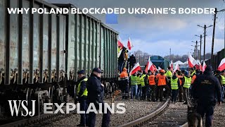 Why Allies Ukraine and Poland Are Fighting Over Grain  WSJ [upl. by Hainahpez413]