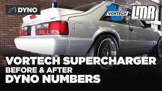 Fox Body Mustang Vortech Supercharger Dyno [upl. by Flam]