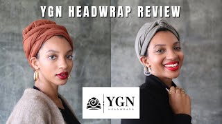 YOU GO NATURAL YGN HEADWRAP TRY ON AND REVIEW  Black Owned Business [upl. by Zachery]