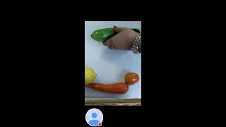 Peeling and Cutting Vegetables food vegetables satisfying shortvideo [upl. by Moffit]