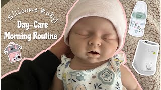 Silicone Baby DAYCARE Morning RoutineReborns World [upl. by Areit42]