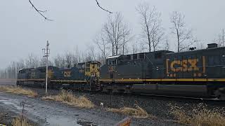 csx m626 east bound at mp280 kirkville [upl. by Yecak150]