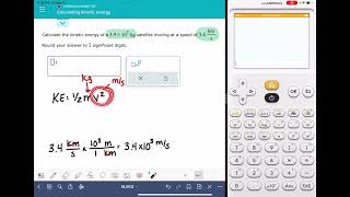 ALEKS Calculating kinetic energy [upl. by Schellens206]