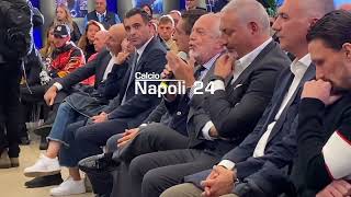 quotUcrainaItalia partita rubataquot De Laurentiis show poi risponde a Di Lorenzo [upl. by Malachi]