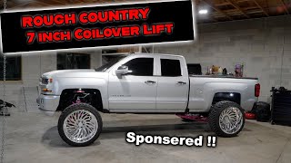 2017 Silverado 1500 7 inch rough country build [upl. by Tybald]