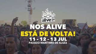 NOS ALIVE24  O MELHOR CARTAZ SEMPRE [upl. by Hamehseer]