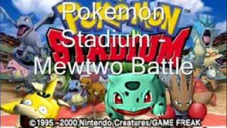 Pokemon Stadium  Mewtwo Battle [upl. by Nanaek733]