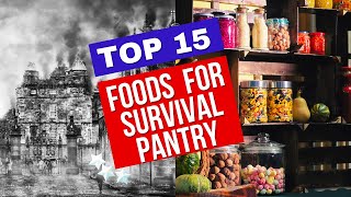 15 Foods That Never Expire Stock Your Pantry Now [upl. by Eanerb]