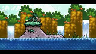 Yoshi says Relax  Waterworld snes pixelart [upl. by Inod]