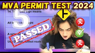 MVA Permit Test 2024  MVA Permit Practice Test  Online Questions and Answers 5 [upl. by Daveta]