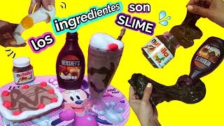 Cocinando con SLIME hago pastel y malteada [upl. by Dibru]