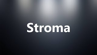 Stroma  Medical Meaning and Pronunciation [upl. by Massie226]