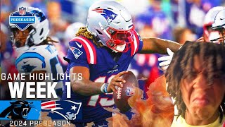 The PATRIOTS are BACK  Patriots Vs Panthers Highlights  REACTION [upl. by Coumas347]