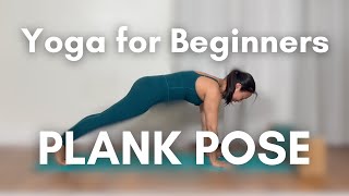 How to do plank pose yoga for beginners [upl. by Hanako495]