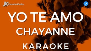 Chayanne  Yo te amo Karaoke Instrumental y letra [upl. by Karon]