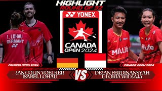 Voelker  Lohau GER vs Ferdinansyah  Widjaja INA  YONEX CANADA OPEN 2024  R32 [upl. by Dadivitan]