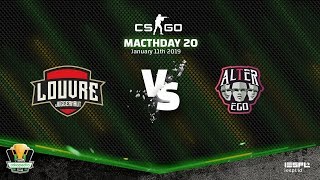 GGWP AE CSGO ALTER EGO VS LOUVRE JG  TBOF IESPL [upl. by Brietta884]