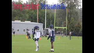 Seahawks defense wins the day practice report [upl. by Sirovat534]