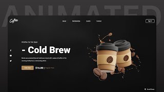 Animating Responsive Website Using HTML And CSS StepbyStep [upl. by Brigham]