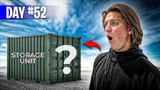 I Rented A Storage Unit But WHY 365 Day Survival Challenge [upl. by Sinaj]