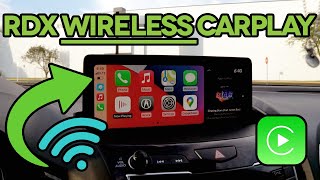 How to ENABLE WIRELESS Apple CARPLAY in ACURA RDX 2019 2020 2021 Carlinkit 20  Cplay2air [upl. by Alemap267]