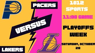 Pacers vs Lakers 1100 Game Playoffs Week  1012 Sports Mentoring Program  Basketball 2023 [upl. by Amlas]