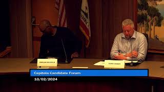 Capitola Candidates Forum 10022024 [upl. by Ykcor54]