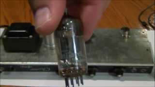 1965 Fender Blackface Champ Amp  Power Cord Install  part 1 of 2 [upl. by Nitsirc]