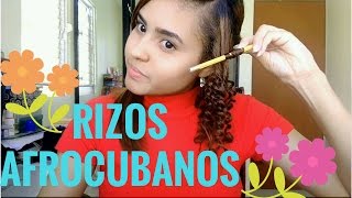 RIZOS AFROCUBANOS CON UN LÁPIZ  YALILA ❤ [upl. by Anwahsak]