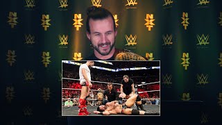 Adam Cole watches his NXT debut at TakeOver Brooklyn III WWE Playback [upl. by Suivatnad912]