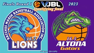 VJBL Bacchus Marsh Lions 162 vs Altona Gators 165 [upl. by Cornel]