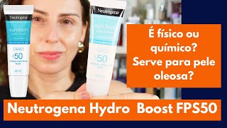 Neutrogena Sun Fresh Hydro Boost FPS50 resenha [upl. by Clarice]