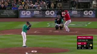 Albert Pujols 3000th Career Hit vs Mariners  Angels vs Mariners [upl. by Kenric500]