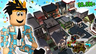 grand opening of my NEW BLOXBURG CITY I showed them my secret [upl. by Zimmerman]