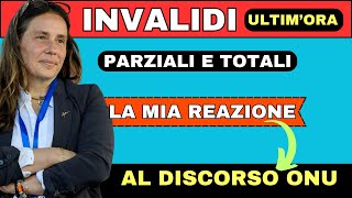 🔴INVALIDI ➡ REAGISCO AL DISCORSO DELLA LOCATELLI ALLONU [upl. by Siesser]