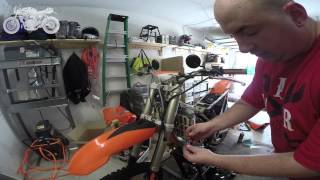 2003 KTM 525SX Supermoto Part 3 Street Legal and Wheels [upl. by Scarrow]