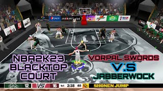 Vorpal Swords Vs Jabberwock  NBA2K14 Kuroko Mod AndroidPc  NBA2k23 Blacktop Court [upl. by Lachish]