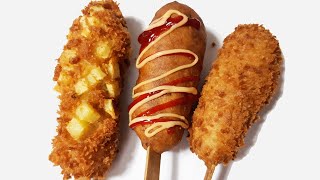 FAMOUS KOREAN CORN DOG Simpleng recipe [upl. by Ennasor]