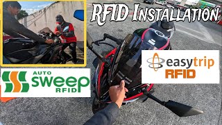 RFID installation for Kawasaki Zx6r  AutoSweep and Easytrip  rTUNE Motovlog [upl. by Macpherson352]