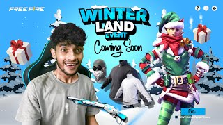 WINTERLAND 2024 EVENT COMING SOON ❄️ Garena Free Fire [upl. by Gerhard785]