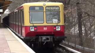 SBahn Berlin  die Linie S3 mit den Zügen Baureihe 485 HD historisch [upl. by Adlemi]