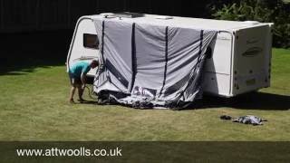 Vango Kalari Awning Pitching amp Packing Video [upl. by Brufsky824]