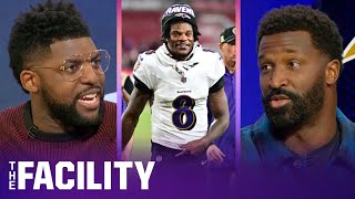 Lamar Jackson scores 5 TDs in Ravens win vs Bucs are they better than the Chiefs  THE FACILITY [upl. by Chrisse]