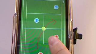 Tennis Board FreeiPhoneアプリ紹介  iPhone5動画解説 [upl. by Nivrehs]