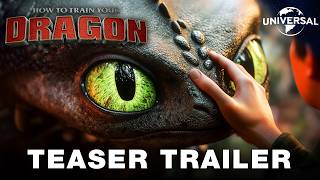 HOW TO TRAIN YOUR DRAGON 2025 Live Action Remake  Official Teaser Trailer  Universal Pictures [upl. by Geraldina36]